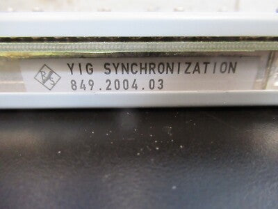 BOARD for ROHDE & SCHWARZ EMI RECEIVER YIG SINCHRO 849.2004.03 &B5-A-01