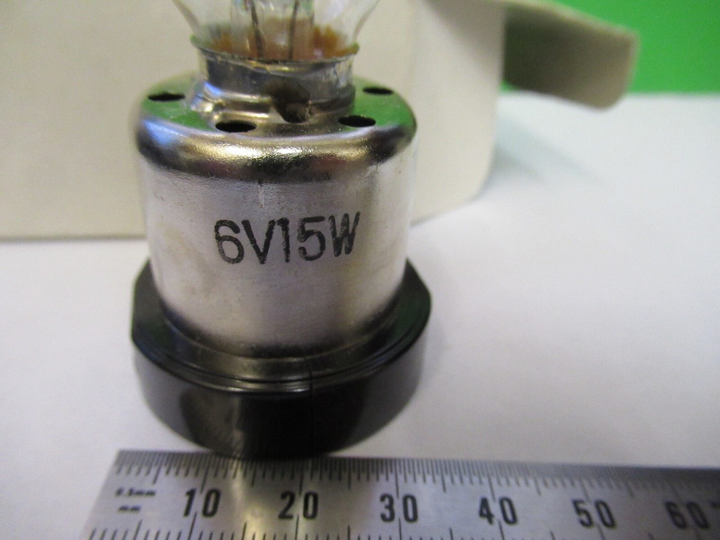 OLYMPUS LAMP BULB MLS-15 6V15W JAPAN OPTICS MICROSCOPE PART AS PIC  G5-A-74