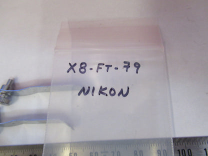 NIKON JAPAN PAIR CLIPS STAGE MICROSCOPE PART AS PICTURED X8-FT-79