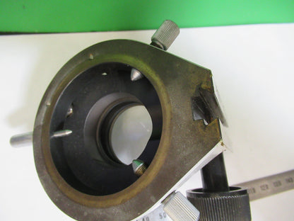 Carl Zeiss AG Germany Stage Support + Lenses Microscope Part