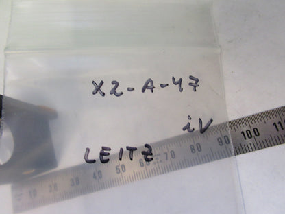 LEITZ WETZLAR GERMANY MOUNTED GLASS PRISM MICROSCOPE PART AS PICTURED X2-A-47
