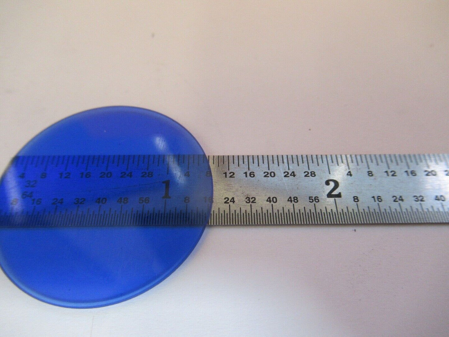 ZEISS GERMANY BLUE GLASS FILTER MICROSCOPE PART AS PICTURED &A5-A-50