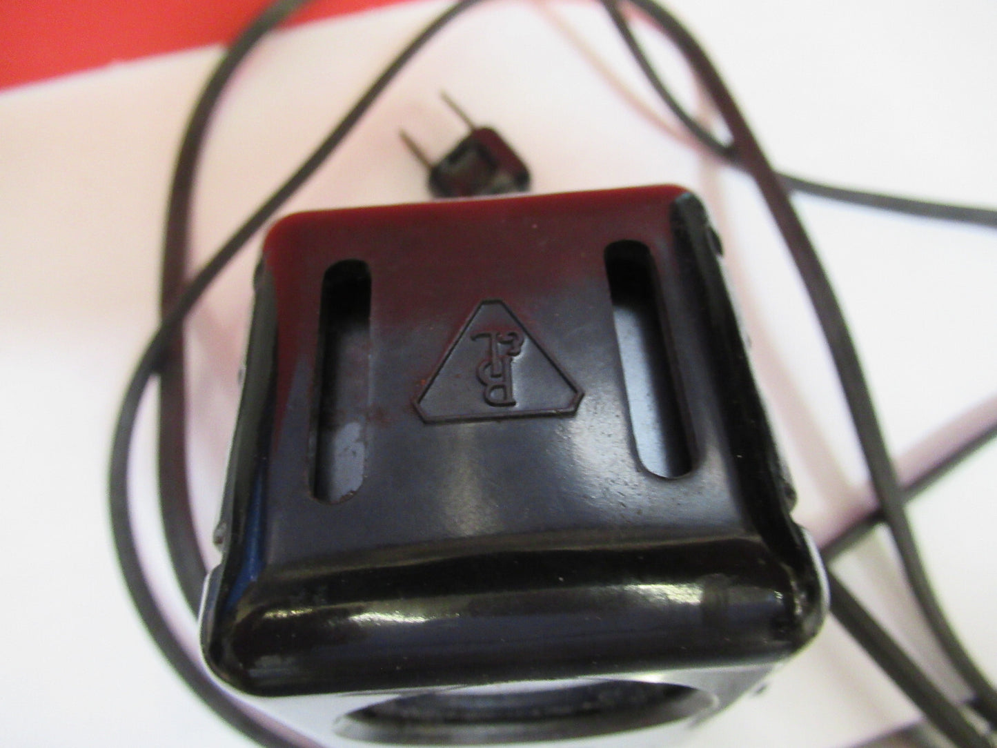 ANTIQUE BAUSCH LOMB ILLUMINATOR LAMP WORKS MICROSCOPE PART AS PICTURED T9-A-40