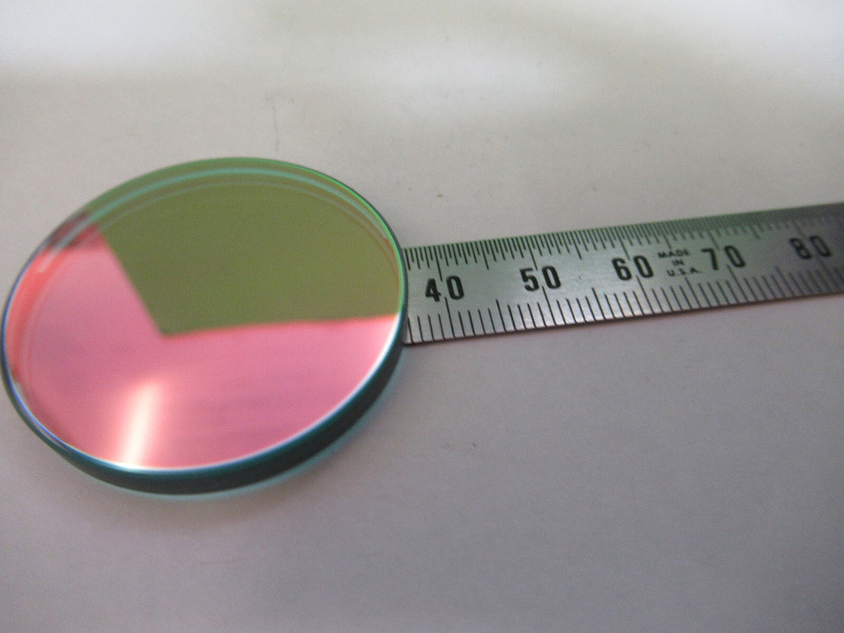 OPTICAL WEIRD NEUTRAL DENSITY MIL SPEC LASER OPTICS FILTER AS PICTURED 80-B-31