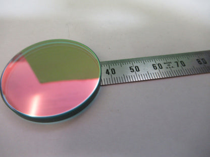 OPTICAL WEIRD NEUTRAL DENSITY MIL SPEC LASER OPTICS FILTER AS PICTURED 80-B-31