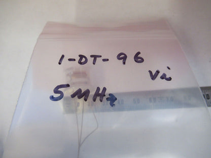 BELL LABS 5.000 MHz RESONATOR GLASS PKG FREQUENCY CONTROL AS PICTURED &1-DT-96