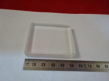 SLAB POLISHED SYNTHETIC QUARTZ SINGLE CRYSTAL HIGH PRESSURE SEED INSIDE &5-DT-D