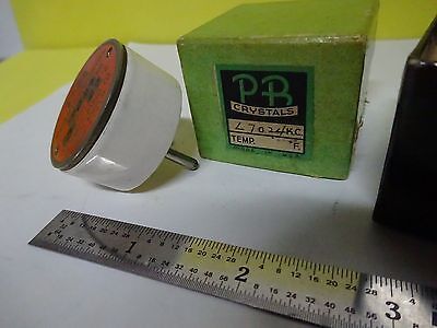 VINTAGE QUARTZ CRYSTAL PETERSON + BOX FREQUENCY CONTROL NICE AS IS BIN#W5-05