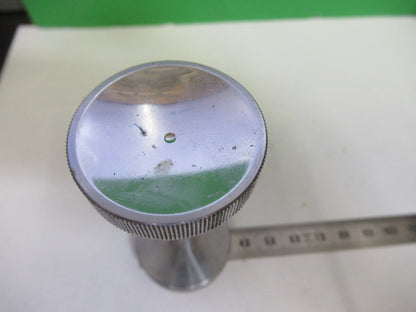 ANTIQUE SET OF KNOBS ALUMINUM BAUSCH LOMB MICROSCOPE PART AS PICTURED U9-A-43