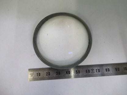 OPTICAL HIGH CONVEX CONCAVE LENS THICK GLASS MIL SPEC OPTICS AS PICTURED V3-A-40