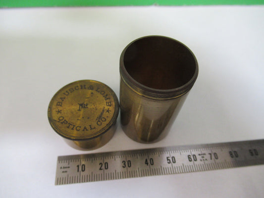 Microscope Part Bausch & Lomb Antique Objective Canister