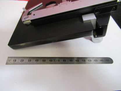 BAUSCH LOMB STAGE XY TABLE MICROSCOPE PART AS PICTURED S9-FT-90