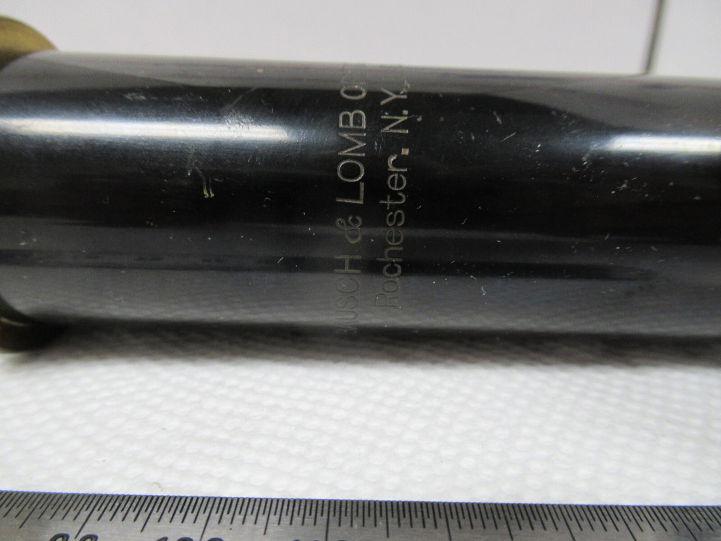 Antique Bausch & Lomb Tubus + Nosepiece Microscope Part