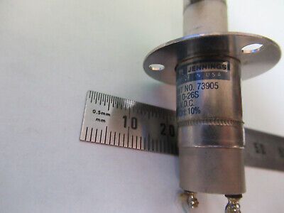 ITT JENNINGS HIGH VOLTAGE HV SWITCH D26-S ELECTRICAL AS PICTURED &Z9-A-81