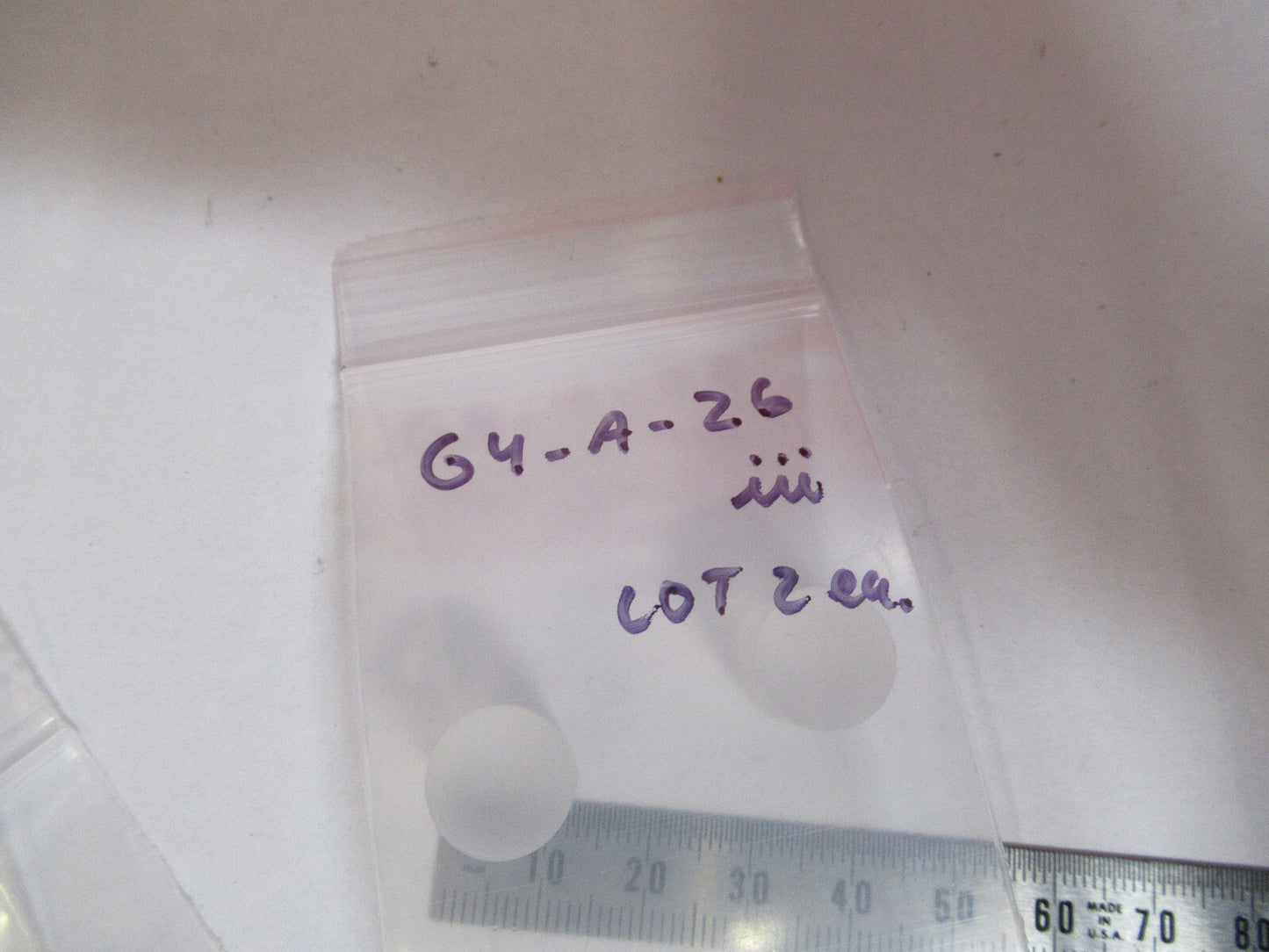 Optical Lot 2 Ea Cylinder Frosted BK7 Glass Preform Optics