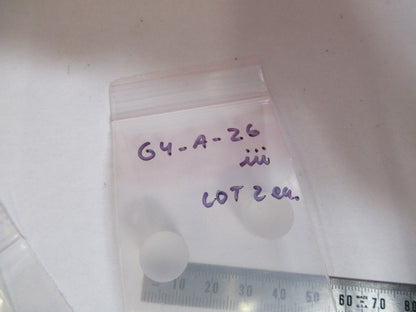 Optical Lot 2 Ea Cylinder Frosted BK7 Glass Preform Optics