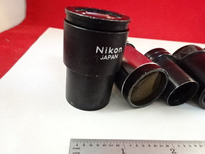 FOR PARTS MICROSCOPE PART LOT EYEPIECES OCULAR OPTICS AS IS BIN#T1-B-09