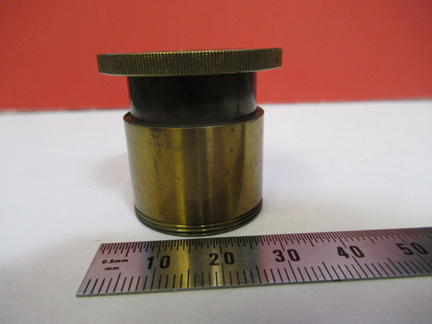Antique Brass Beck London Polarizer Lens Microscope Part