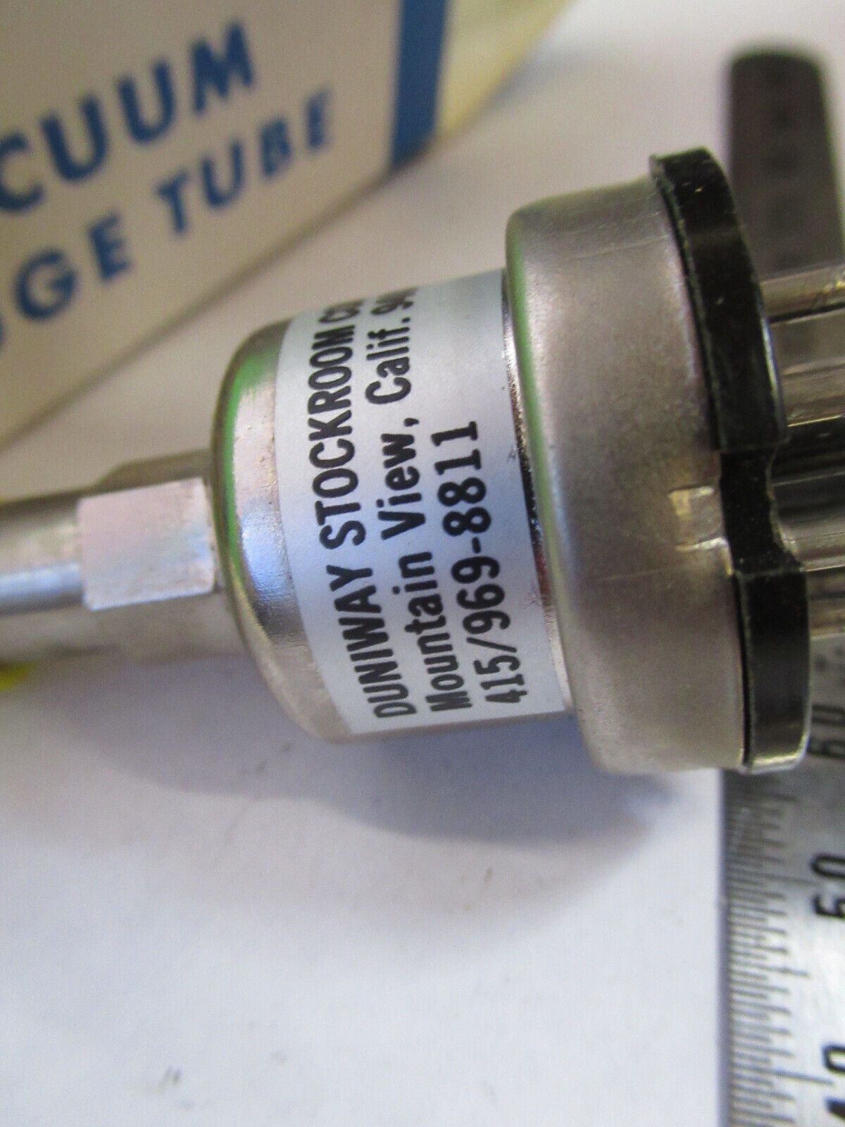 DUNIWAY VACUUM GAUGE TUBE 270006 DST-01M  AS PICTURED &H3-B-63
