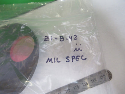 OPTICAL MIL SPEC TURRET LENS COATED  FILTER OPTICS AS PIC   z1-b-42