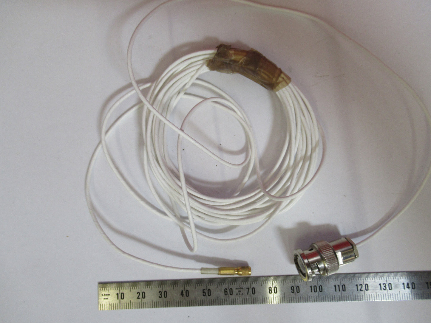 ACCELEROMETER CABLE LOW NOISE BNC to 5-44 connector  10FT AS PICTURED S3-B-78
