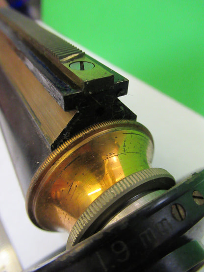 ANTIQUE BAUSCH LOMB TUBUS + NOSEPIECE MICROSCOPE PART AS PICTURED S7-A-18