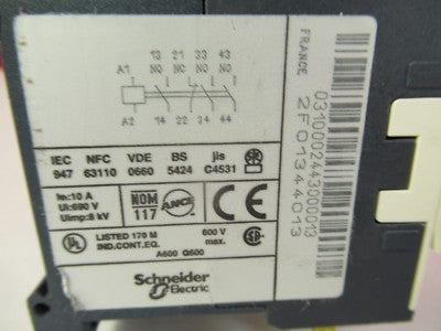 TELEMECANIQUE FRANCE K3-K3A 24V CONTACTOR CONTROL SYSTEMS AS PICTURED &FT-4-05