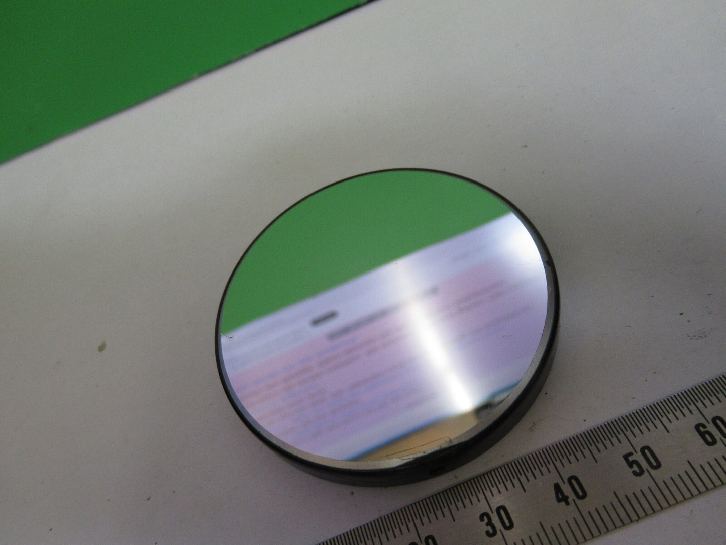 BAUSCH LOMB ANTIQUE MOUNTED MIRROR OPTICS MICROSCOPE PART AS PICTURED #W5-B-63