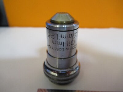 BAUSCH LOMB 97X OPTICS OBJECTIVE MICROSCOPE PART AS PICTURED &1E-C-83