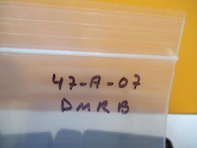 LEICA DMRB GERMANY LOT PLASTIC PLATES MICROSCOPE PART AS PICTURED &47-A-07