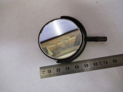 ANTIQUE BAUSCH LOMB MIRROR ASSEMBLY OPTICS MICROSCOPE PART AS PICTURED Y1-A-56