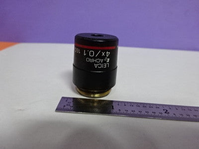 Leica Germany Objective Achro 4X Optics Microscope Part