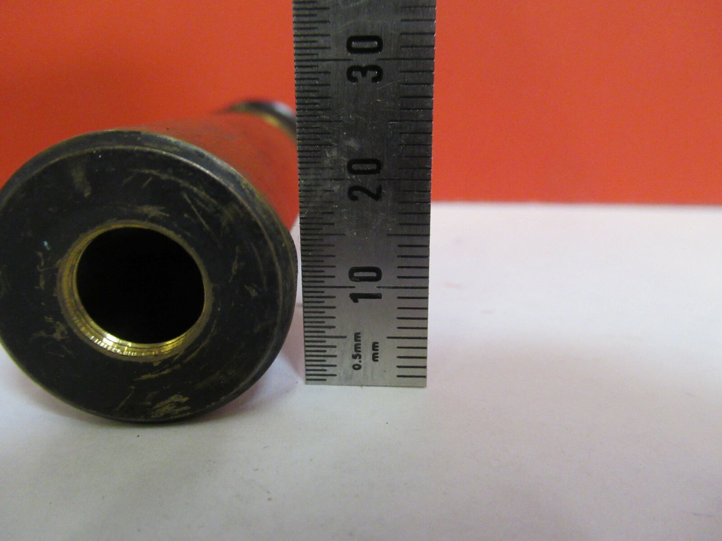 Antique Brass Eyepiece + Tubus UK Made Microscope Part