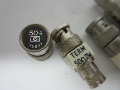 LOT 7 EA TERMINATIONS + MINI CIRCUITS CAT-6 ATTENUATORS AS IS BIN#J3-14