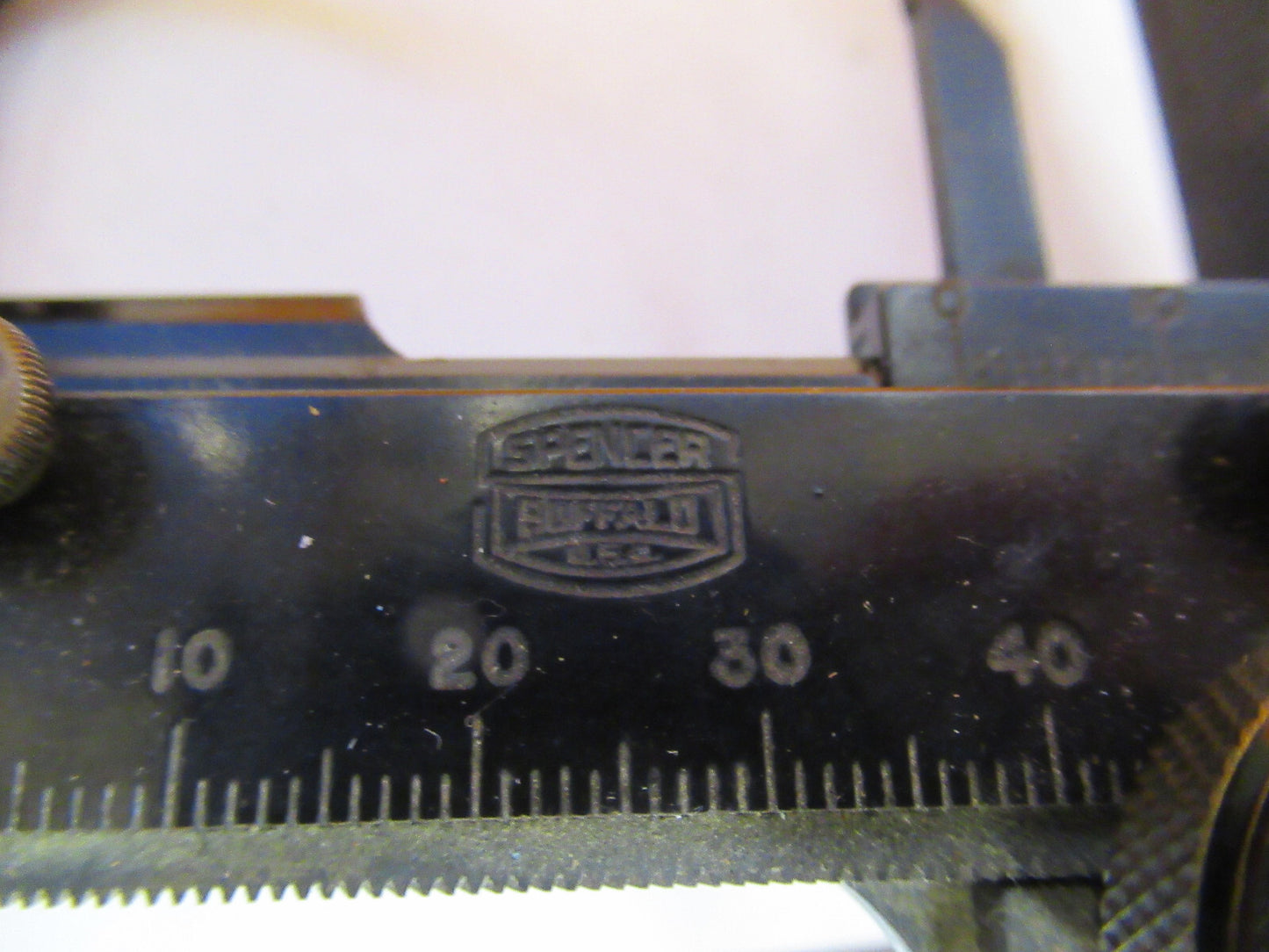 ANTIQUE SPENCER AO XY STAGE CLIP MICROSCOPE PART AS PICTURED Y3-A-31