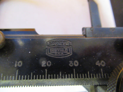 ANTIQUE SPENCER AO XY STAGE CLIP MICROSCOPE PART AS PICTURED Y3-A-31