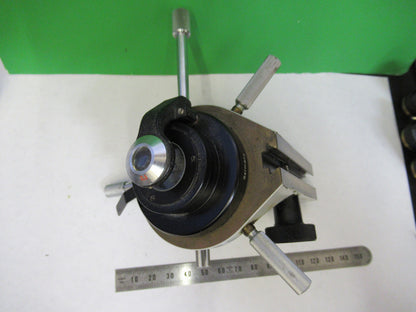 ZEISS GERMANY POL CONDENSER + POLARIZER HOLDER MICROSCOPE PART AS PICTURED X9B64