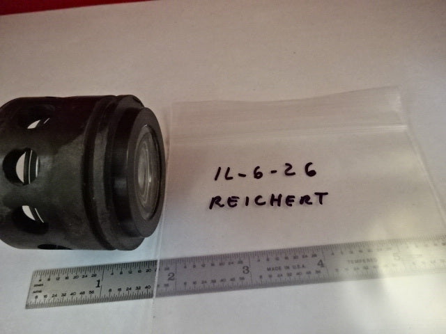MICROSCOPE PART REICHERT ILLUMINATOR ASSEMBLY LENS OPTICS AS IS #IL6-26
