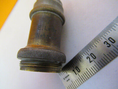 ANTIQUE LEITZ GERMANY OBJECTIVE "7" LENS MICROSCOPE PART AS PICTURED &A2-FT-86