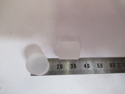 OPTICAL LOT 2 Ea CYLINDER FROSTED BK7 GLASS PREFORM OPTICS  AS PICTURED G4-A-26