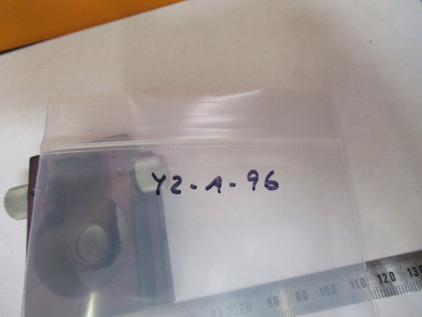 optical FIXTURE WITH MOVABLE LENS  laser optics as pictured  Y2-A-96