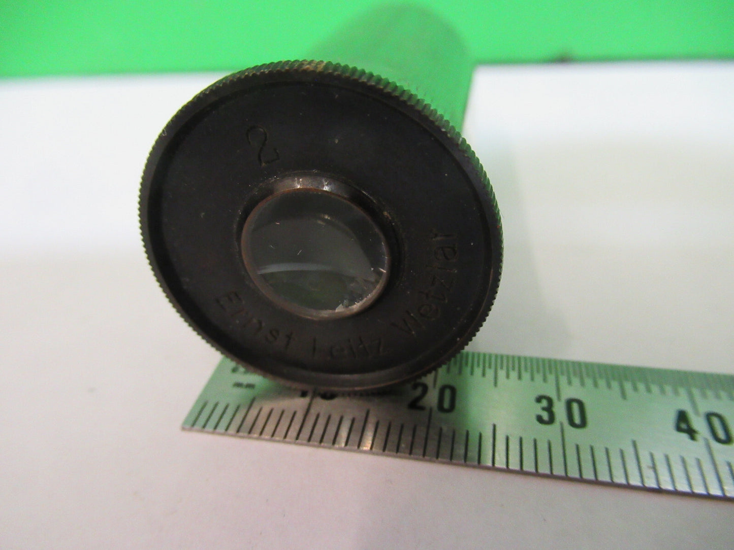 Antique Ernst Leitz "2" Eyepiece Lens Microscope Part
