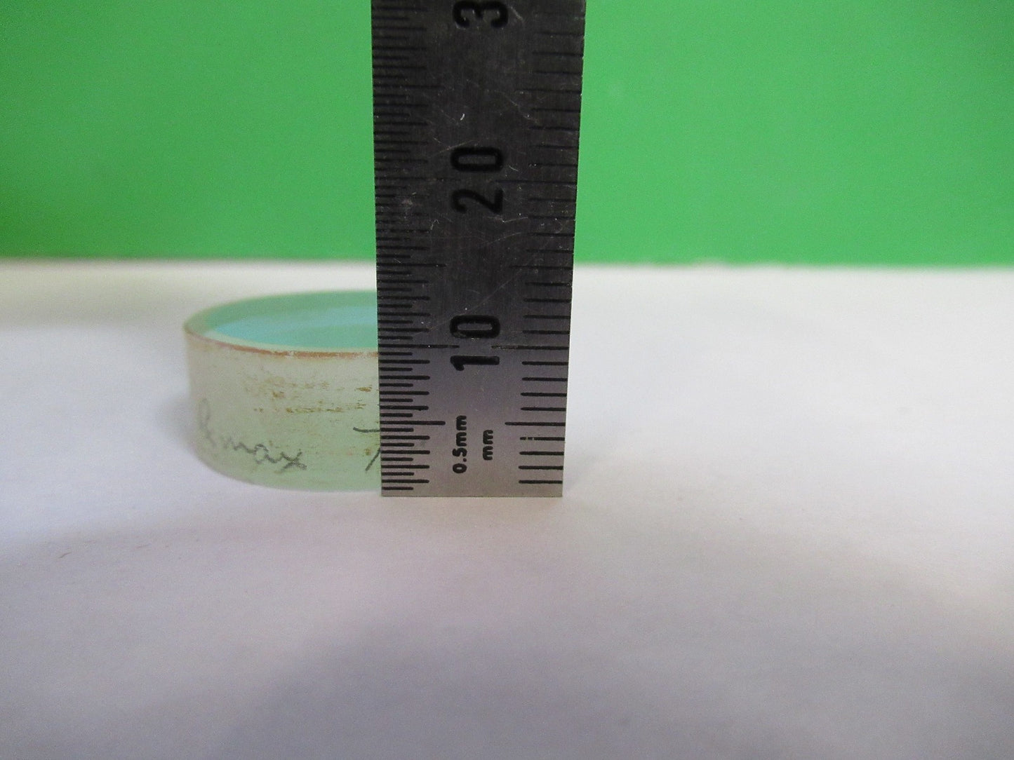 OPTICAL COATED DICHROIC MIRROR FILTER LASER OPTICS LENS AS PICTURED U8-A-128