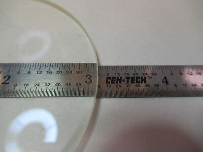 GLASS STAGE PLATE MICROSCOPE PART OPTICS AS PICTURED &7B-B-199