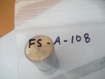 CARL ZEISS JENA 8mm EMPTY BRASS OBJECTIVE CAN MICROSCOPE AS PICTURED &F5-A-108