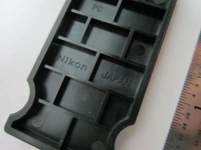 MICROSCOPE NIKON JAPAN NEUTRAL DENSITY FILTER SLIDE OPTICS BIN#A1-M-52