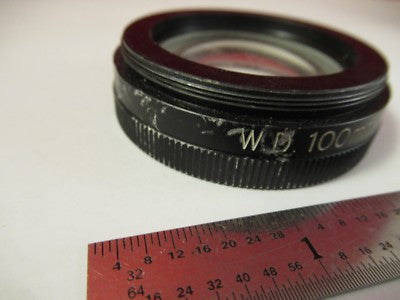 Olympus Japan Stereo Objective Lens 0.75X Wd 100mm Optics Microscope Part