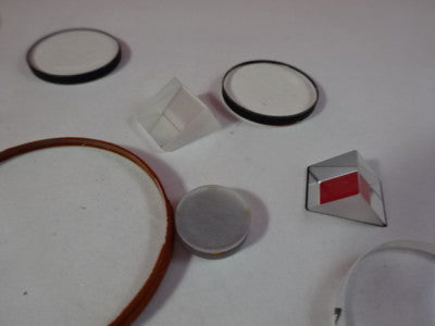 Lot Optical Glass Lenses Prisms Filters Laser Optics