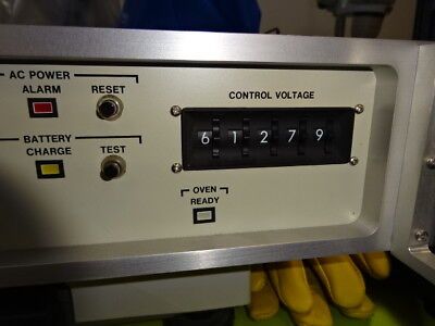 FTS 1050A 10 MHz FREQUENCY STANDARD SYMMETRICOM INTERNAL OSCILLATOR RF MICROWAVE