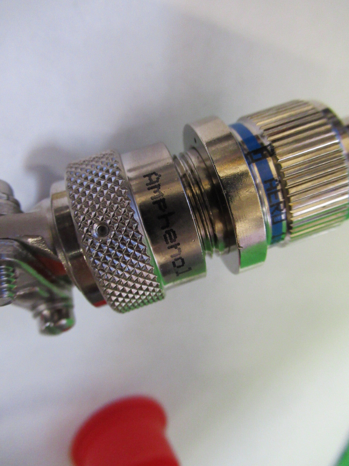 AMPHENOL CONNECTOR MS3456L10SL-4S DUAL PIN ACCELEROMETER AEROSPACE ITEM X7-A-34